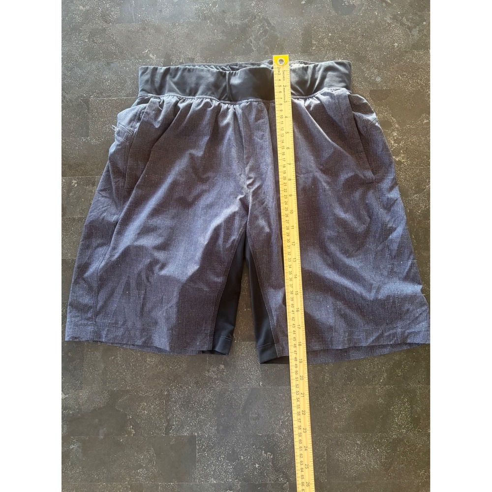 Lululemon Pace Breaker Lined Shorts Mens Medium Gray Heathered 7 Inch Inseam - Picture 6 of 6